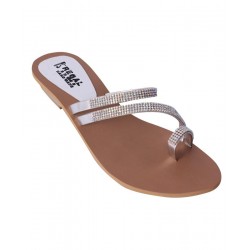 Sparkling Rhinestones Toe Loop Slippers RG-023